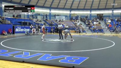 165 lbs Champ. Round 1 - Cah`mari Johnson, Colby Community College vs Ty Leedy, Neosho County Community College