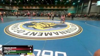 285 lbs Cons. Round 2 - Josh Feliciano, Claremore vs Trevor Wilson, Junipero Serra