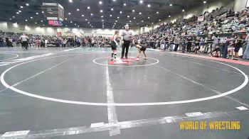 85 lbs Round Of 16 - Sidda Evans, Ogden's Outlaws Wrestling Club vs Tylee Grosdidier, Payette Wrestling Club