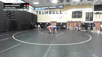 120 lbs Round Of 16 - Brock Nowakowski, Norwich Free Academy vs Michael Ortiz, Hall