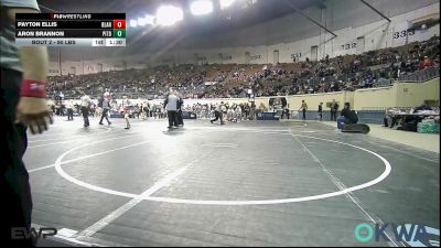 90 lbs Round Of 32 - Payton Ellis, Blanchard Youth Wrestling Club vs Aron Brannon, Pitbull Wrestling Academy