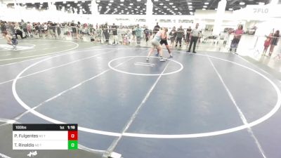 100 lbs Rr Rnd 3 - Peter Fulgentes, No Team vs Tyler Rinaldis, No Team