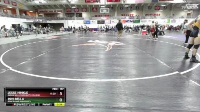 157 lbs Prelim - Jesse Hinkle, Indian Hill Community College vs Invi Bella, Graceland University