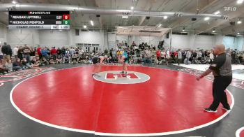 157 lbs Champ. Round 3 - Reagan Luttrell, Cleveland vs Nicholas Penfold, Broomfield