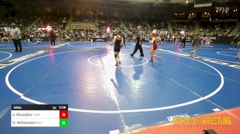 83 lbs Quarterfinal - Jaclyn Bouzakis, Team Greco vs Dylan Williamson, Sebolt Wrestling Academy