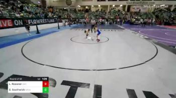 70 lbs Round Of 32 - Liam Roesner, Durham Wrestling Club vs Gage Southwick, Wasatch Wrestling Club