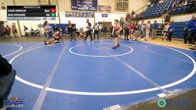 88 lbs 5th Place - Case Henson, Wagoner Takedown Club vs Ean Howard, Vinita Kids Wrestling