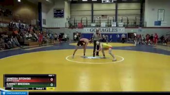 106 lbs Cons. Semi - Janessa Sitowski, North Eugene vs Garret Breeden, Crater