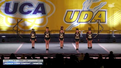 Jackson Cheer Company - Twinkles [2025 L1.1 Mini - PREP - D2 Day 1] 2025 UCA Sevierville Showdown