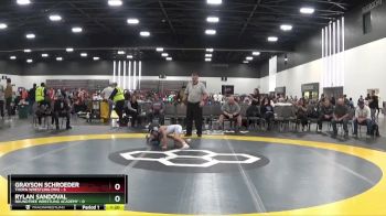 70 lbs Placement Matches (8 Team) - Rylan Sandoval, Roundtree Wrestling Academy vs Grayson Schroeder, Thorn Wrestling (MN)
