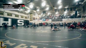 165 lbs Quarterfinal - Louis Suddarth, Centralia vs Kaden Young, Nixa JV