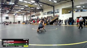 149 lbs Champ. Round 2 - Oshea Phillips, Manchester vs Luke Jaworski, Cornerstone