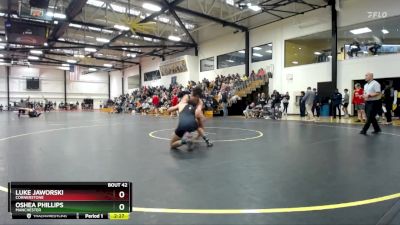 149 lbs Champ. Round 2 - Oshea Phillips, Manchester vs Luke Jaworski, Cornerstone