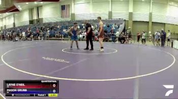 195 lbs Quarterfinal - Layne O`Neil, MI vs Mason Grubb, IN