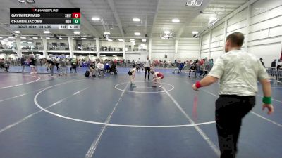 81 lbs Quarterfinal - Gavin Fernald, Smitty's Wrestling Barn vs Charlie Jacobs, Iron Faith WC