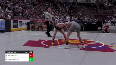 172 lbs Preliminaries - Tyler Bauder, Jersey Shore vs Anthony DeAngelo, Carlisle