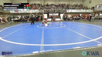 60 lbs 5th Place - Connor Carrington, Sallisaw Takedown Club vs Jasper Shuemake, Viking Wrestling Club