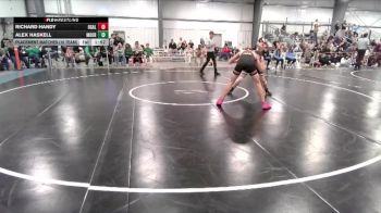 157 lbs Placement Matches (16 Team) - Richard Handy, Ogallala vs Alex Haskell, Moorcroft