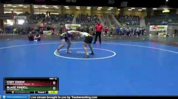 170 lbs Round 1 (6 Team) - Cody Eskew, 4A Baker/Powder Valley vs Blaise Pindell, 4A Philomath