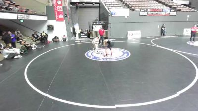 138 lbs Cons. Sub-rd Of 16 - Bennett Banuelos, Temecula Valley High School Wrestling vs Andrew Estrada, Legacy Wrestling Center