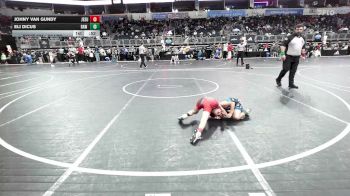 53 lbs Quarterfinal - Johny Van Gundy, Jesup Mat Club vs Eli Dicus, Raw Wc