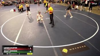 145 Championship Bracket Cons. Round 7 - Jayden Haueter, Apple Valley vs Brady Swenson, Mounds View