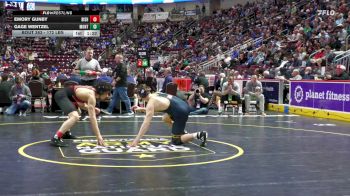 172 lbs Semifinal - Emory Gunby, Bishop McCort vs Gage Wentzel, Montoursville