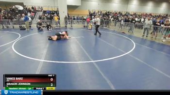 132 lbs Cons. Round 3 - Vance Barz, MN vs Grason Johnson, IL