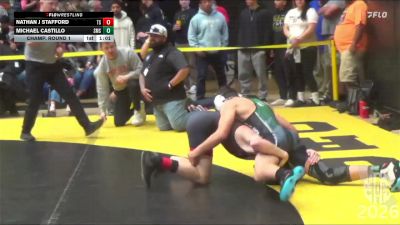122 lbs Champ. Round 1 - Michael Castillo, Smedberg Middle School vs Nathan J Stafford, Team Selma