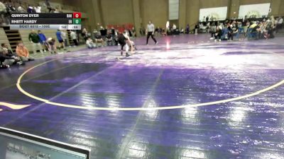 106E Quarterfinal - Rhett Hardy, El Reno vs Quinton Dyer, Randall