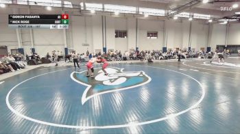 197 lbs 3rd Place Match - Gideon Fasanya, Albright College vs Nick Rose, Cortland State