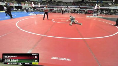 106 lbs Quarters & Wb (16 Team) - Paden Alyea, Skyline vs Chase Sudano, St. Augustine Prep