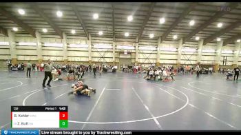 132 lbs Champ. Round 1 - Zack Butt, Ridgeline Wrestling vs Benjamin Kohler, Wasatch Wrestling Club