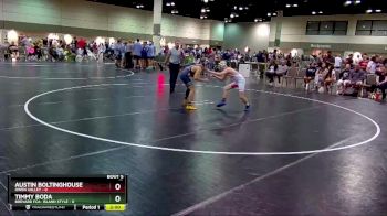 106 lbs Round 1 (16 Team) - Timmy Boda, Brevard FCA- Island Style vs Austin Boltinghouse, Owen Valley