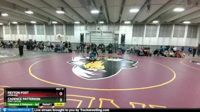 170 lbs Cons. Round 3 - Peyton Post, Loveland vs Cadence Patterson, Fort Lupton