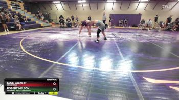 150 lbs Semifinal - Cole Sackett, Angry Fish vs Robert Nelson, Hammers Wrestling Club