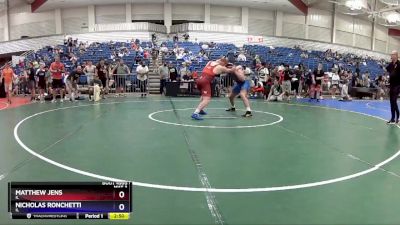 190 lbs 3rd Place Match - Matthew Jens, IL vs Nicholas Ronchetti, IL