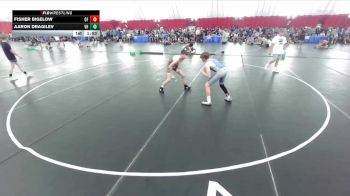106 lbs Semis & Wb (16 Team) - Fisher Bigelow, Oconto Falls vs Aaron Dragilev, Vernon Hills