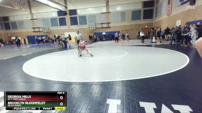 100lbs Cons. Round 3 - Georgia Mills, W. F. West (Girls) vs Brooklyn Bloomfeldt, Kelso (Girls)