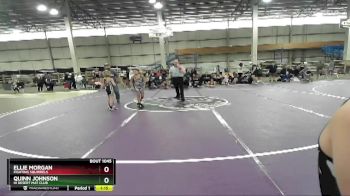 80-85 lbs Round 5 - Quinn Johnson, Hi Desert Mat Club vs Ellie Morgan, Fighting Squirrels