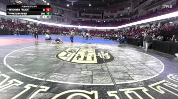 190 lbs Champ. Round 1 - Vance Barber, Skyview vs Brennen Pruett, Bishop Kelly