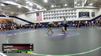 157 lbs Cons. Round 2 - Damien Castillo, Clay (Oregon) vs PJ Tomazic, Solon