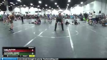 84 lbs Round 3 (8 Team) - Nathaniel Handy, Mayfield Mat Academy vs Cael Dutton, D3PRIMUS