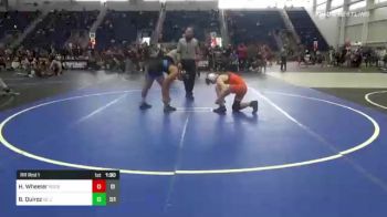 140 lbs Rr Rnd 1 - Hugh Wheeler, Rooster Savage vs Ben Quiroz, DC Cali Custom