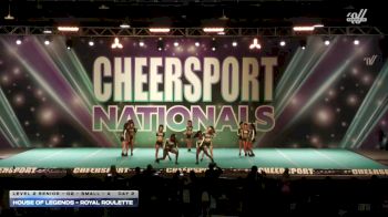 House of Legends - Royal Roulette [2026 L2 Senior - D2 - Small - A Day 2] 2026 CHEERSPORT National All Star Cheerleading Championship