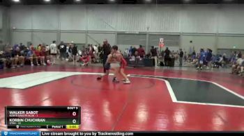 106 lbs 2nd Wrestleback (8 Team) - Walker Sabot, North Dakota Blue vs Korbin Chuchran, Utah