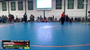 172-184 lbs Cons. Round 2 - Cooper Wynn, Oswego Wrestling Club vs Noah Greene, R-13