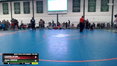 172-184 lbs Cons. Round 2 - Cooper Wynn, Oswego Wrestling Club vs Noah Greene, R-13