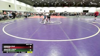 145 lbs Cons. Round 5 - Addison Cole, Westmoore vs Kinalisa Lokot, Har-Ber High School