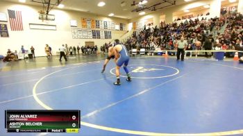 138 lbs Champ. Round 2 - John Alvarez, San Fernando vs Ashton Belcher, Nordoff